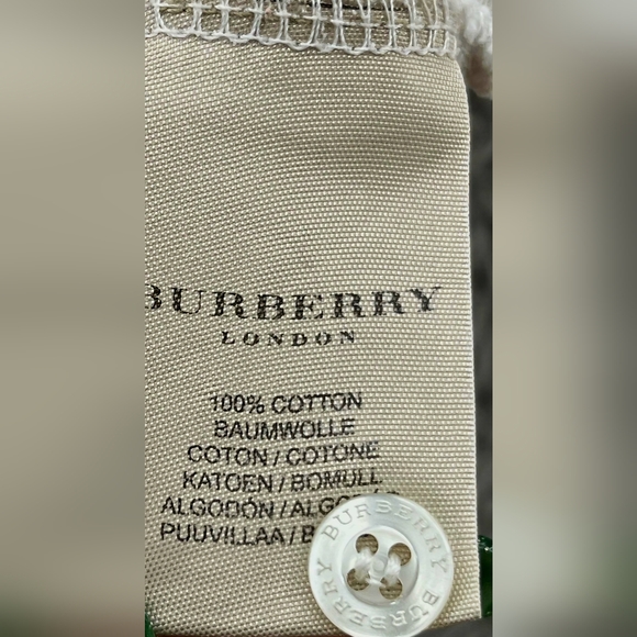 Burberry London XL Cream Polo Shirt for Men - Picture 8 of 8